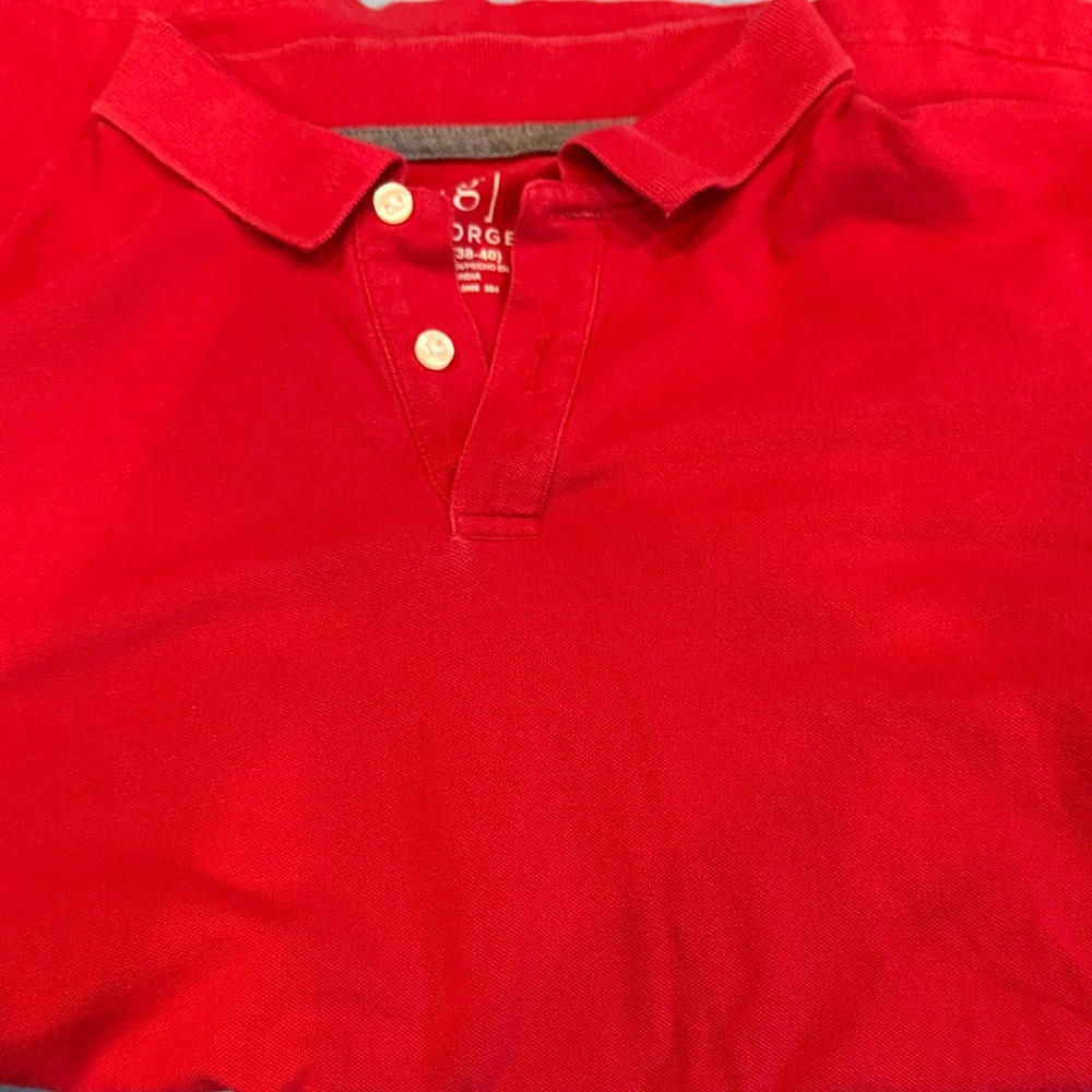 George Vibrant Red Collared Shirt